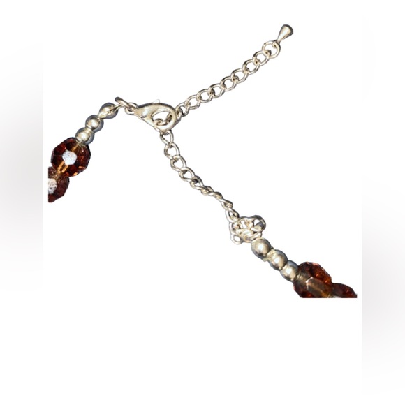 Rutilated ✨ Quartz 17–20”, Hand-Cut Curved Quartz, Dyed Howlite & Glass Necklace - Picture 5 of 7